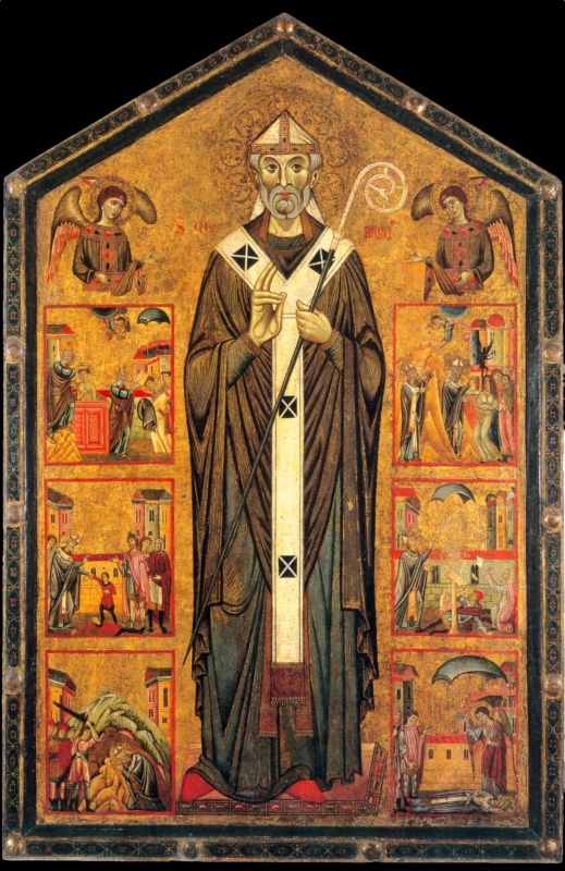 San Verano between Two Angels and Six Stories from His Life